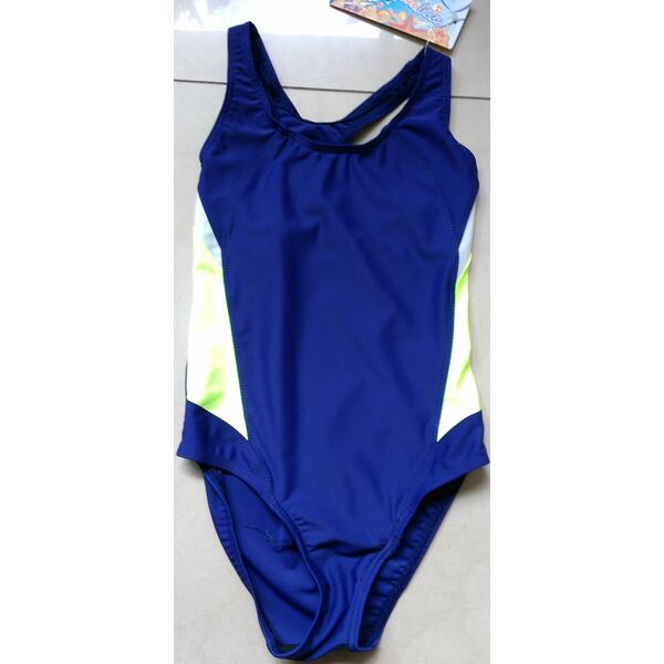 Swimming suit Prestige 0056 blue with green - 1