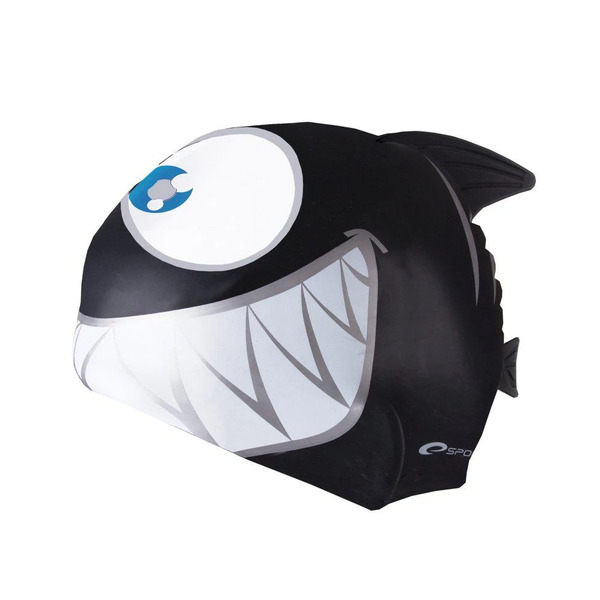 Swimming cap Spokey 87475 black shark - 1
