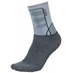 Чорапи Alpine Pro Jarix с мериносова вълна сиви