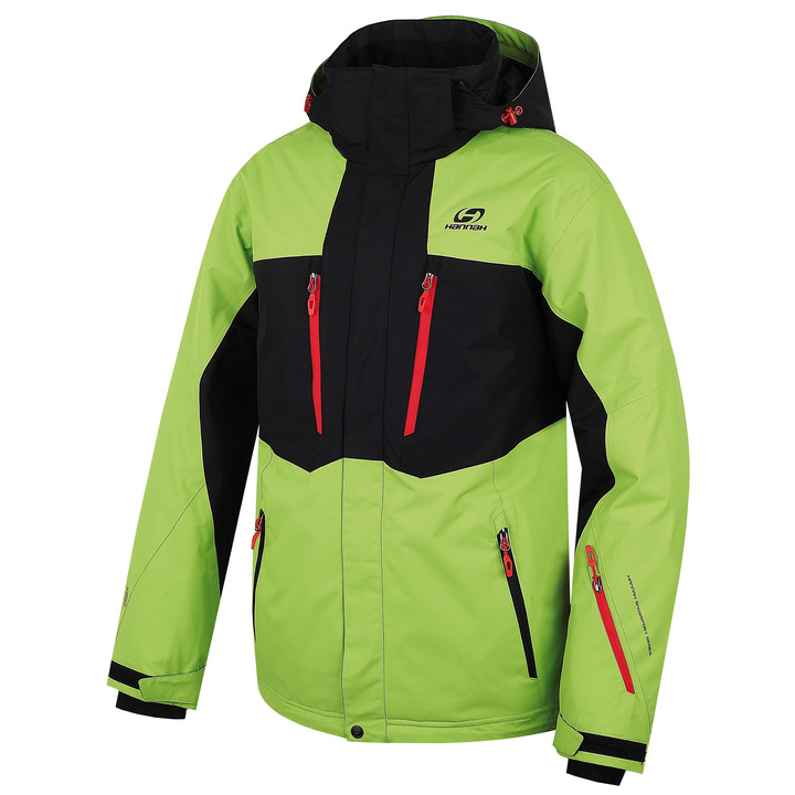 Мъжко яке за ски и сноуборд Hannah Bleed Lime green/anthracite - 1