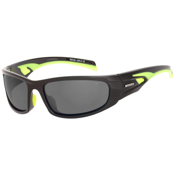 Sunglasses Relax Nargo R5318Е shiny black, neon yellow - 1