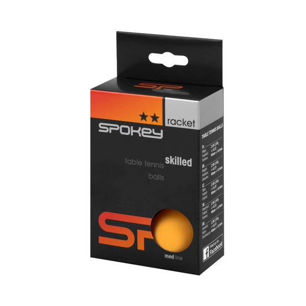 Table tennis balls Spokey Skilled orange - 3