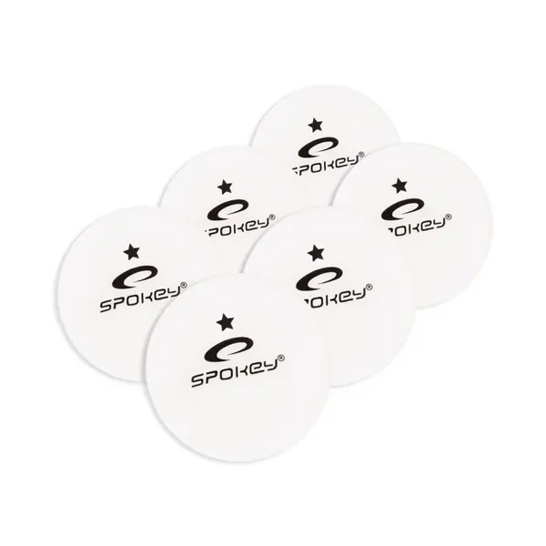 Table tennis balls Spokey Lerner white 6pcs - 2