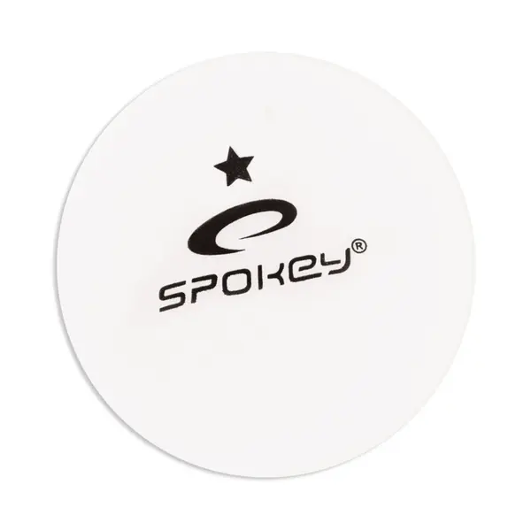Table tennis balls Spokey Lerner white 6pcs - 1