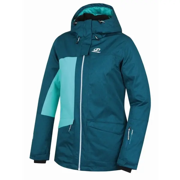 Дамско яке за ски и сноуборд Hannah Rolf deep teal mel - 1