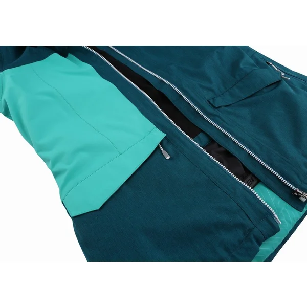 Дамско яке за ски и сноуборд Hannah Rolf deep teal mel - 4