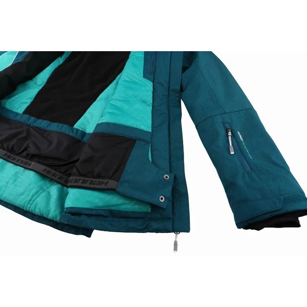 Дамско яке за ски и сноуборд Hannah Rolf deep teal mel - 6