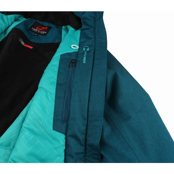 Дамско яке за ски и сноуборд Hannah Rolf deep teal mel - 7