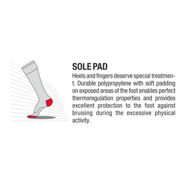 Детски чорапи Relax за ски и сноуборд с мериносова вълна Thunder RSO36A - 3