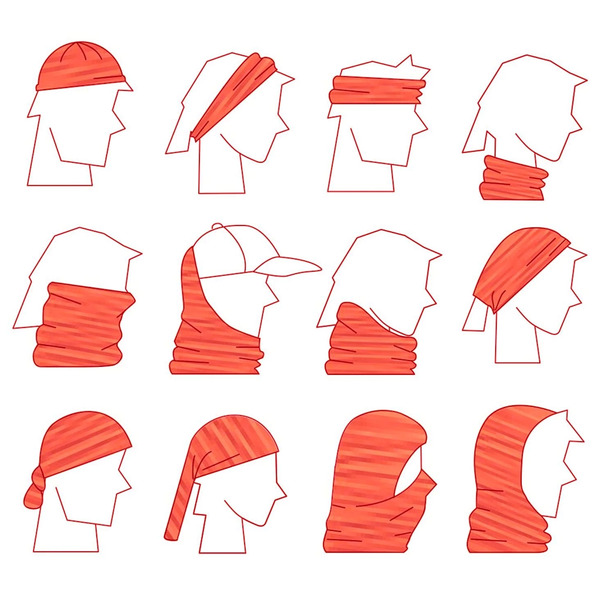 Multi-purpose headwear - 24 blue - 2